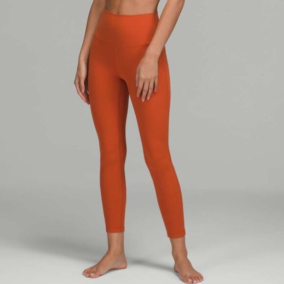 Lululemon Align High-Rise Pant 25" Canyon Orange - Size 10 - Picture 10 of 12